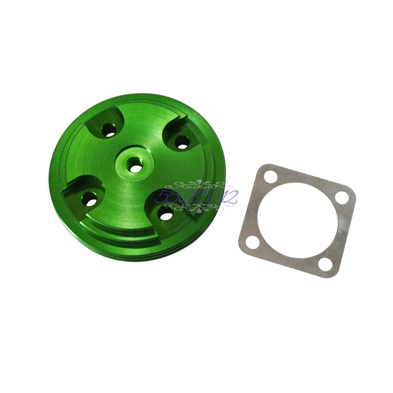 sthus Green Cylinder Head Cover CNC For 66cc 80cc 2- Stroke Engine Motorized Bicycle