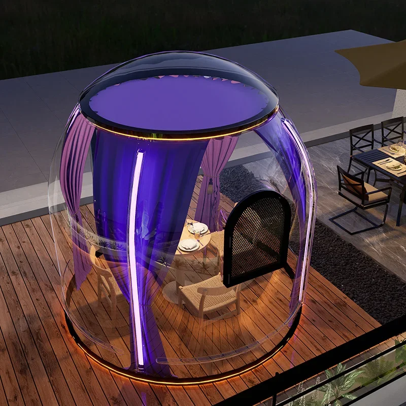 

Dome Tent 4 Season Planetarium Luxury Skylight Bubble Outdoor Hotel Event Clear Transparent Tent House Polycarbonate Igloo Dome