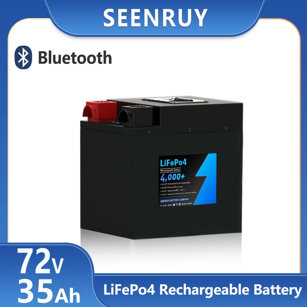 

72V 35Ah lifepo4 With Charger 30A 50A 80A Lithium Iron Phosphate Battery Perfect For Electric Motorcycle