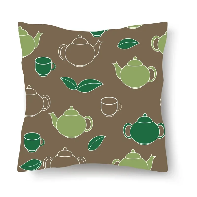 الوردي الغيوم الأسماك الزرقاء المخدة وسادة أريكة الزخرفية كيس وسادة السرير غطاء ديكور المنزل نمط هندسي كيس وسادة 45*45 سنتيمتر