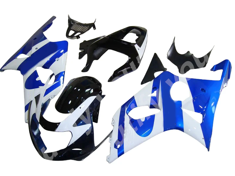 ABS body Motorcycle fairings set for G S XR1000 2000 2001 2002 black white blue fairing kit 00 01 02 K2 G S XR 1000