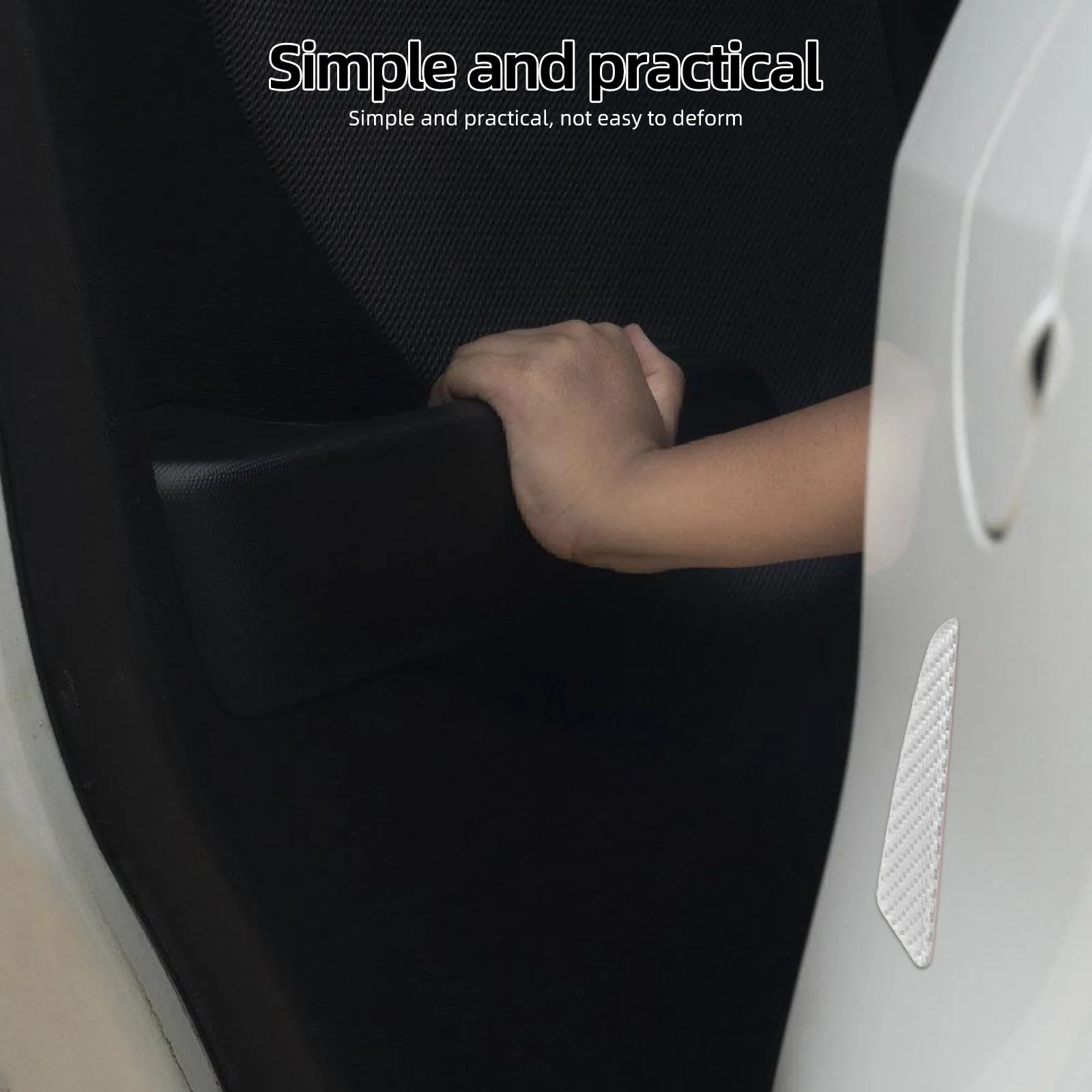 

4Pcs Automotive Door Guard Protector Car Door Bumper Guards Edge Strip for Scratch Prevention Universal Fit Easy Install