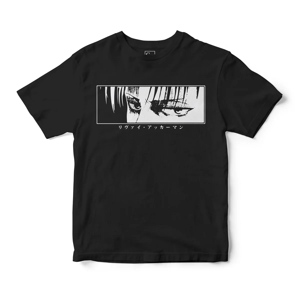 Men's And Kids Sports T Shirt Short Sleeve T Shirt Attack on Titan Levi Ackerman Eye Close Up Black White Frame Print Cotton