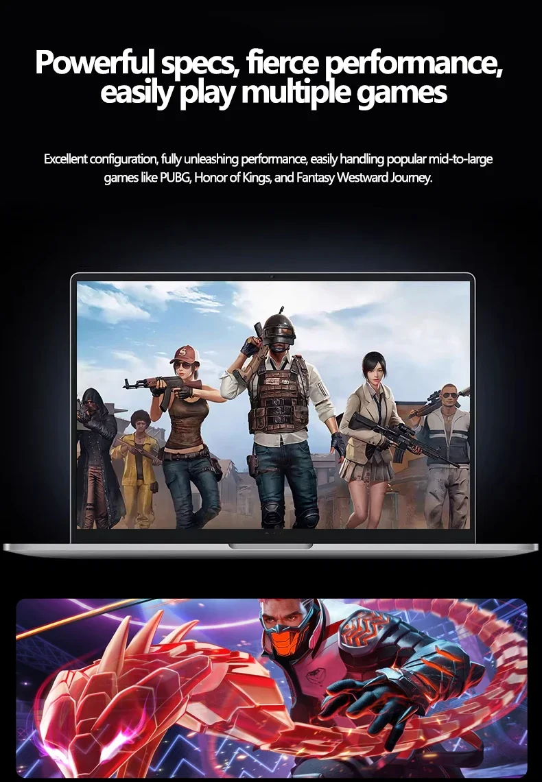 Новый игровой ноутбук 2026 года, 15.6 дюймов, 32 ГБ ОЗУ, 2 ТБ SSD, Windows 11, Intel Core i9-9900, 1920*1080 HD, ультратонкий, для геймеров и офиса