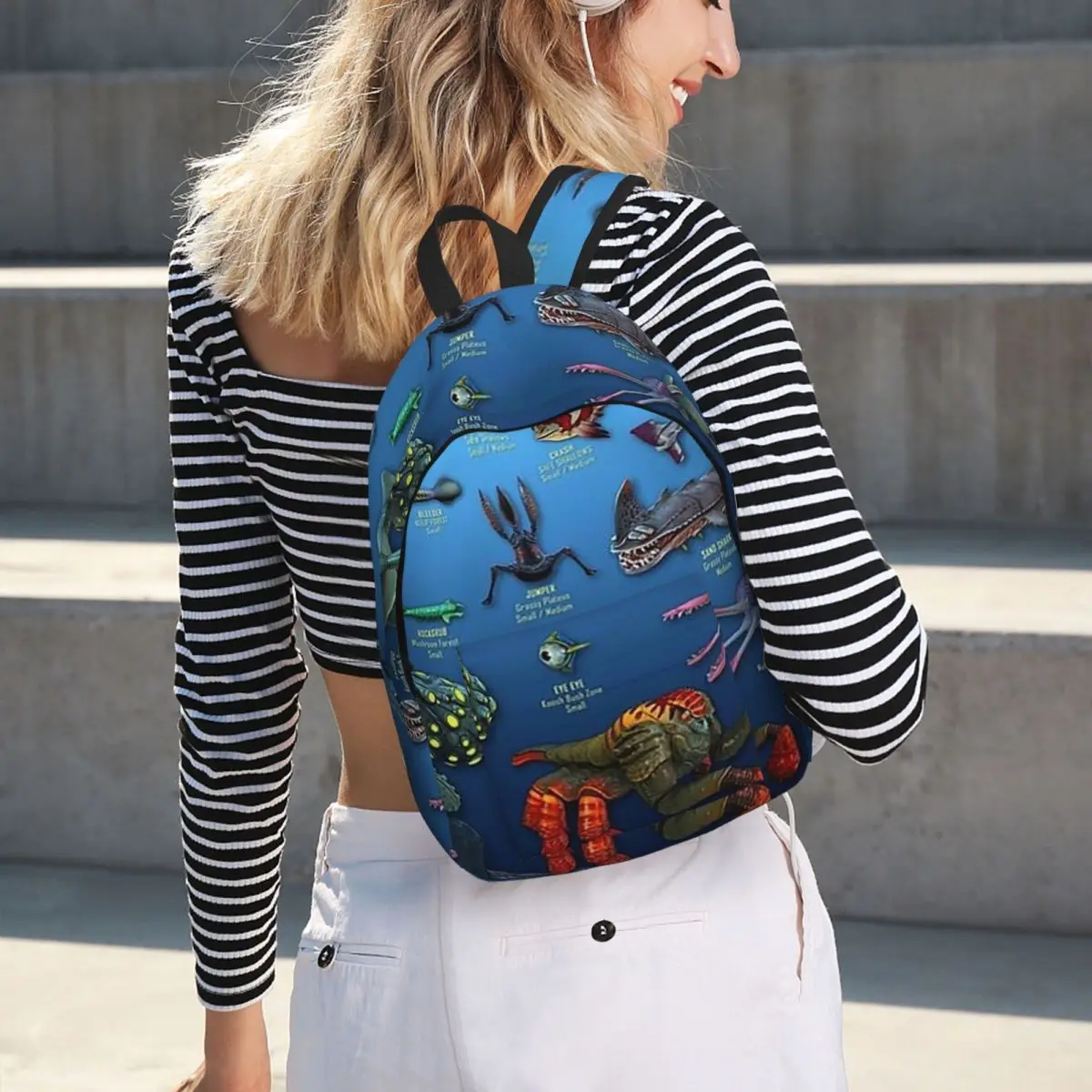 Cartoon Popular Funny Subnautica Below Zero Backpack Daypack Large Capacity Kids BookBag School Bag Shoulder Bags for Men Women