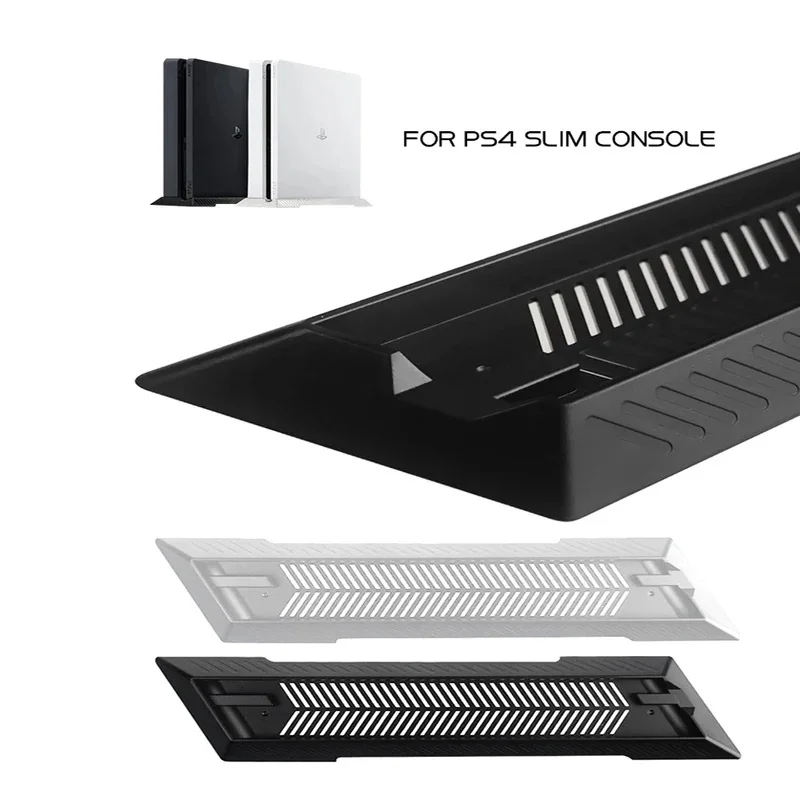 Non-Slip Vertical Cooling Stand Dock Mount Base Holder For Playstation PS4 Slim Pro Game Console Anti-Scratch Accessories view 4