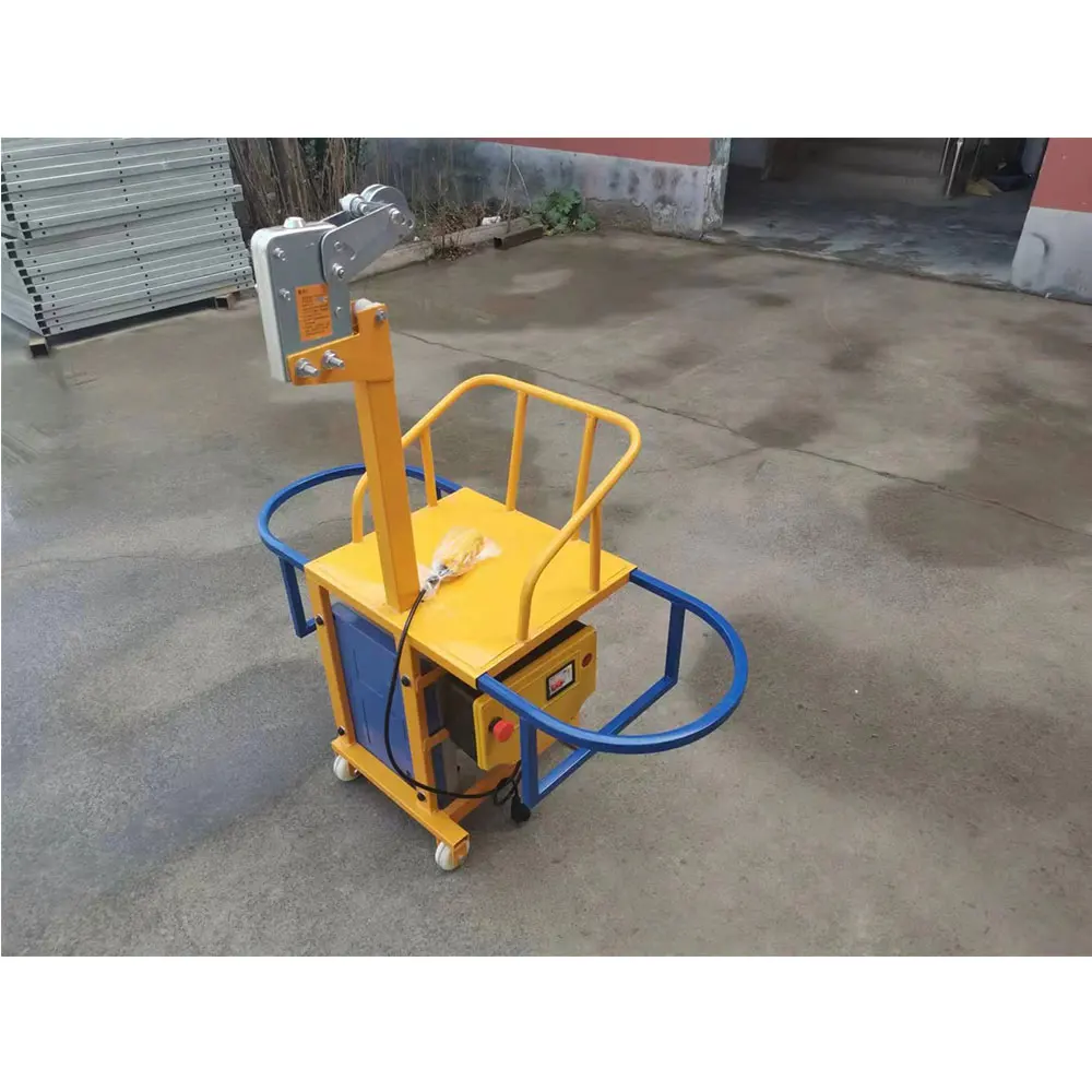 

Old Building Wall Repair Safety Construction Cradle 250kg Load Single Electric Hanging Basket