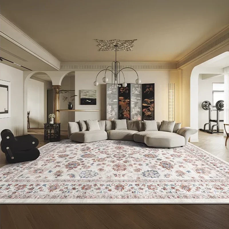 

Винтажный коврик в персидском стиле для гостиной, спальни, можно стирать в машине, нескользящий мягкий напольный коврик, домашний декор