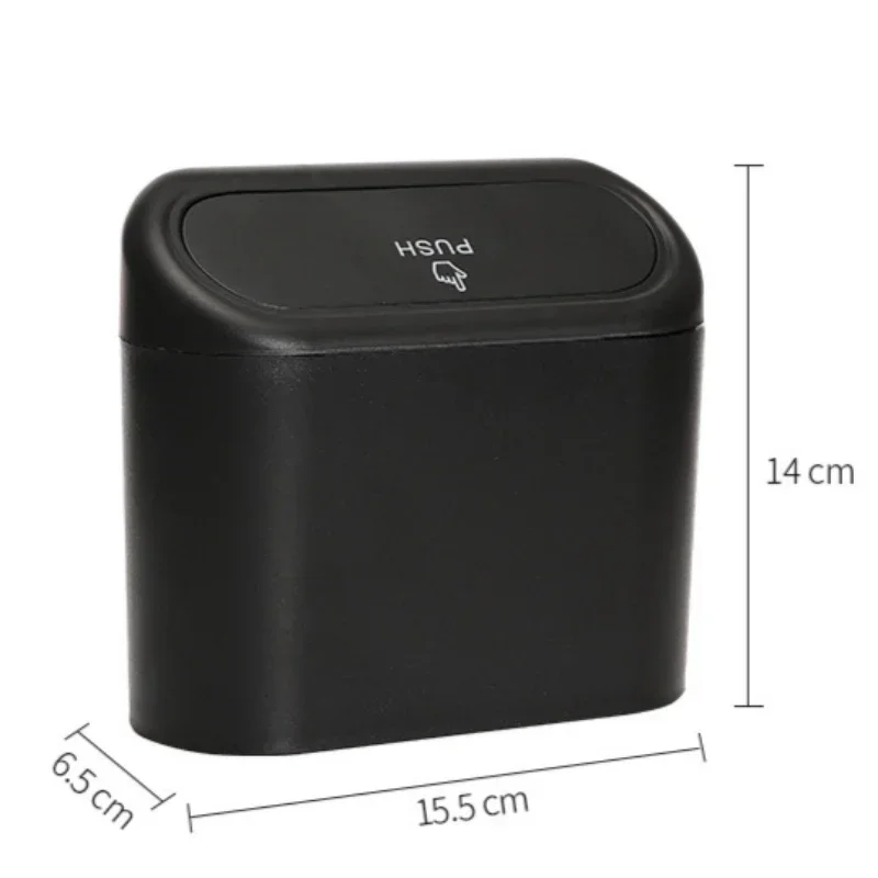 1/2/3Pcs Car Trash Can (with Lid) Contains 60 (300) Garbage Bags, Small Car Trash Can, Leak-proof Mini Car Accessories 자동차 쓰레기통 image 6