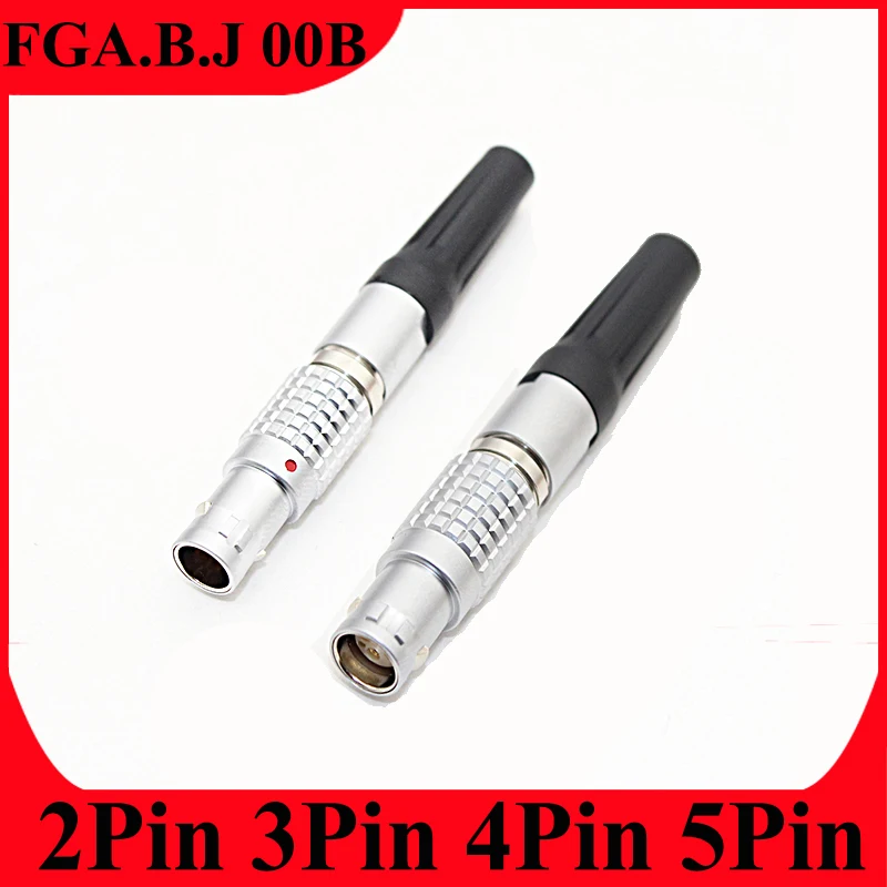 

Compatible FGG FGA FGB FGJ 00B 2 3 4 5 Pin Holes Male Plug And Female Plug With 2 Positioning Slots Aviation Metals Connector