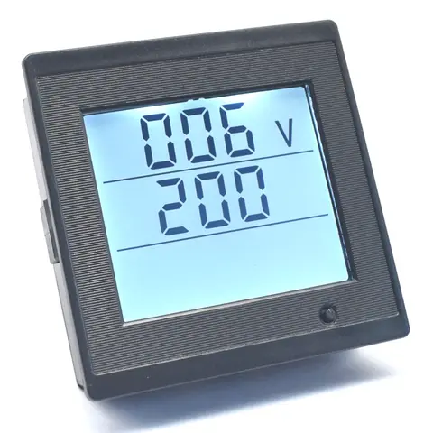 एलसीडी वोल्टेज करंट मीटर DC6-200V 20A डिजिटल डिस्प्ले बिजली की खपत प्रतिबाधा मल्टी-फंक्शन मीटर परीक्षक उपकरण अलार्म के साथ 6 best sales वोल्टेज करंट डिस्प्ले - №6