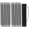 2Pcs 4.3M Black