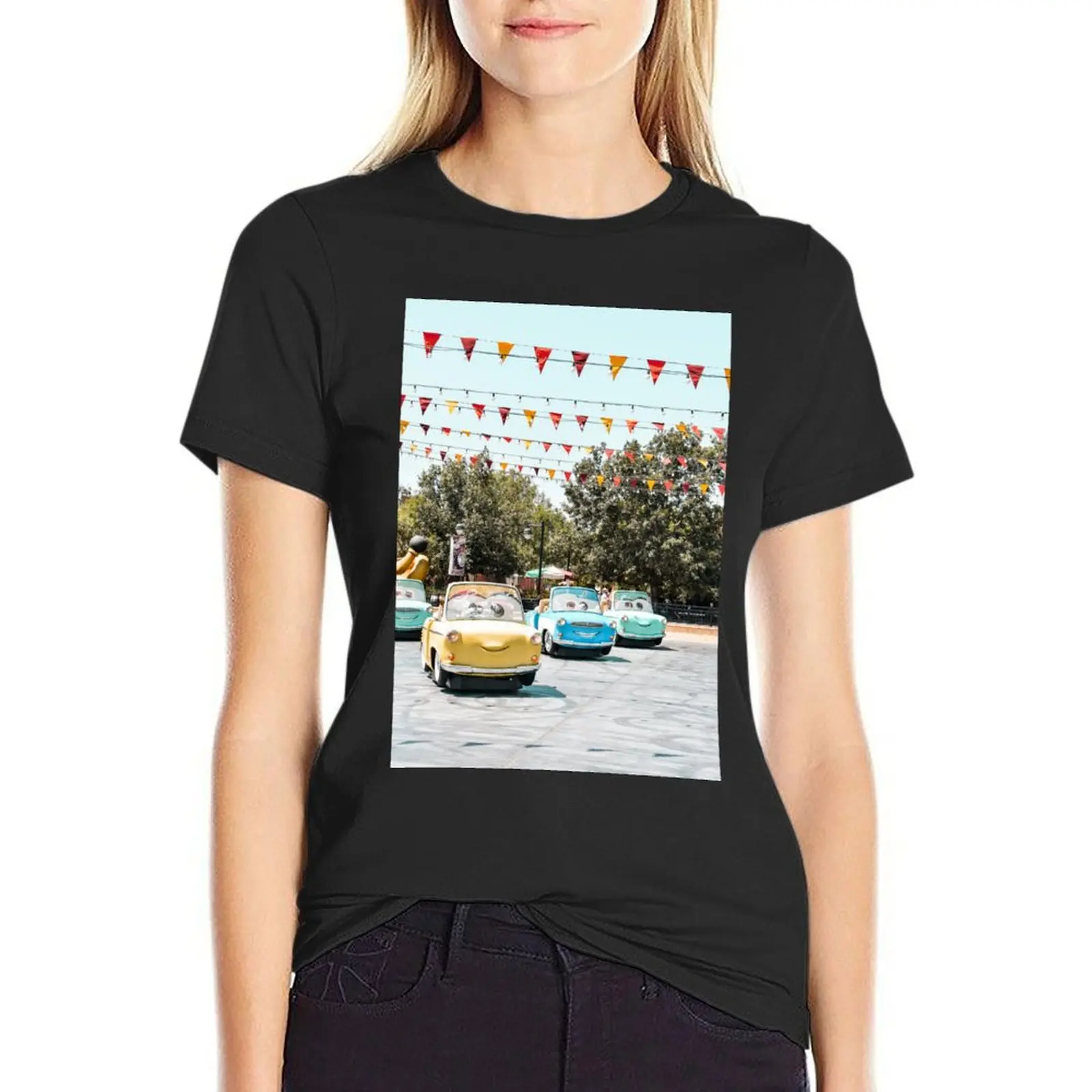 

Strolling Around DCA - Luigi's Rollickin' Roadsters! T-Shirt sports fans graphics customizeds Women's clothing