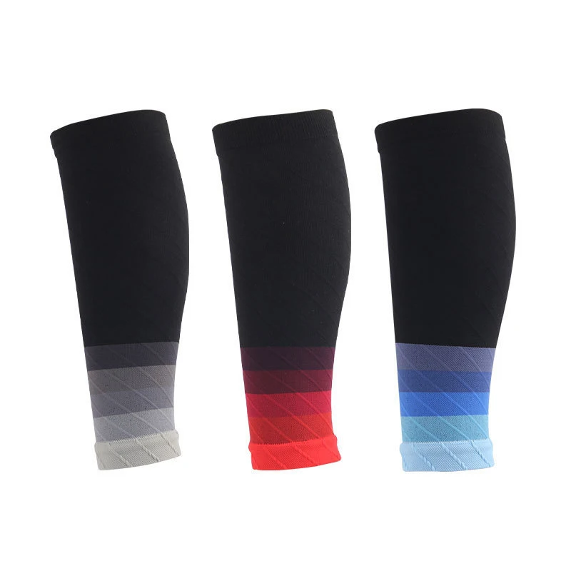 

Compression Sports Socks Calf Support Assists Night Running Nylon Leggings Slim Sock Men Outdoor Running Long Pressure Stockings