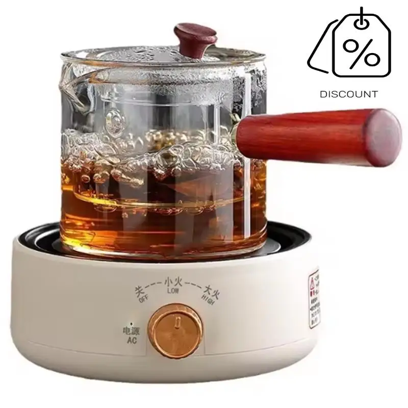 Mini Electric  Infrared Heating Stove Milk Water Boiler Countertop Burner Stew Hot Pot US Plug-Y48A