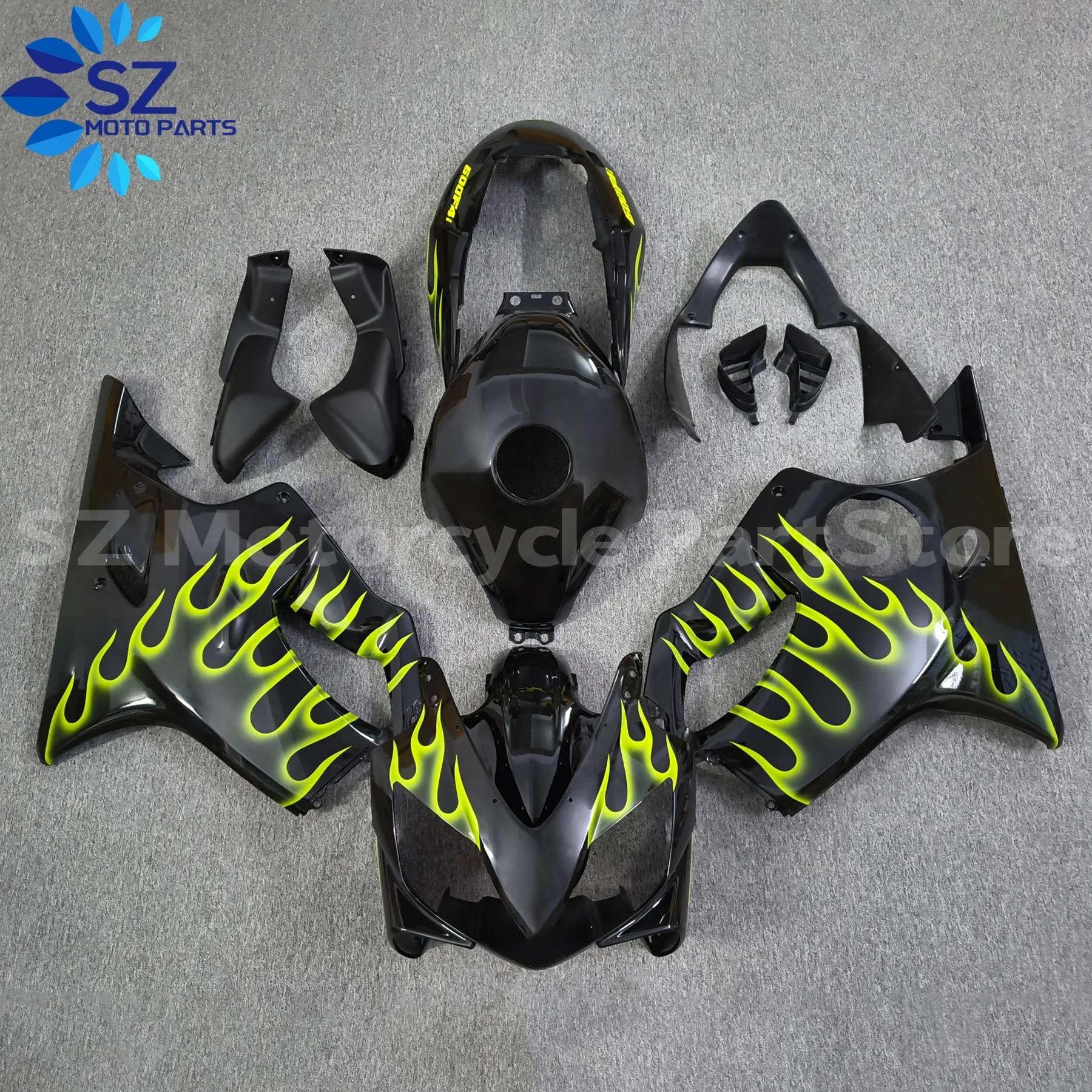 

Bodywork Fit For HONDA CBR600 CBRF4I CBR 600 CBR F4I 2004 2005 2006 2007 CBR600F4I 04 05 06 07 Fairing Body Kit