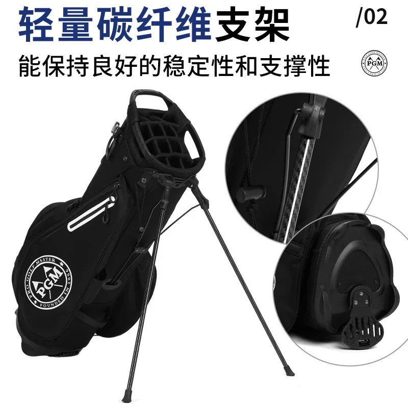 PGM Golf Bag 14 Stick Port Portable Golf Club Bag Men's and Women's Nylon Bracket Light Weight Sports Bag QB170