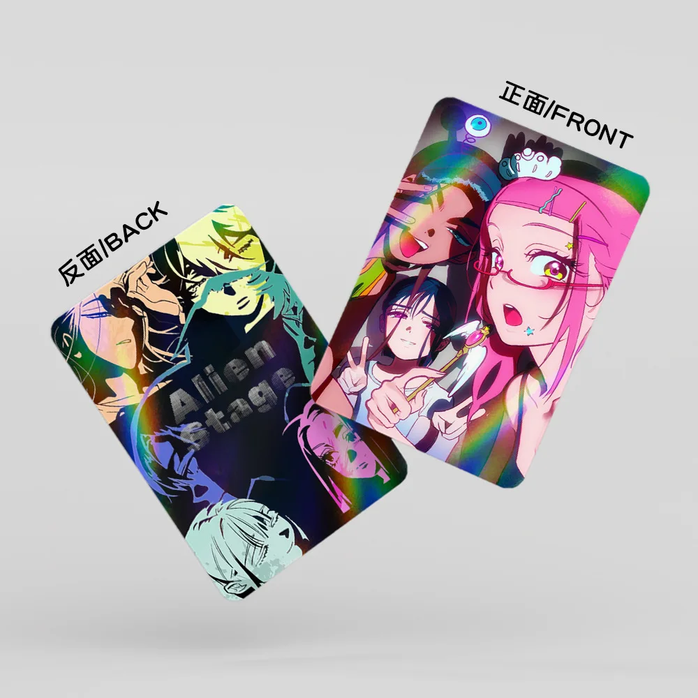 Anime Alien Stage Sua Mizi Till Luka Ivan Hyuna Cosplay-Karten DIY Holografische Karten Anime Cartoon Fotoaufkleber Freunde Geschenke – Detail 11