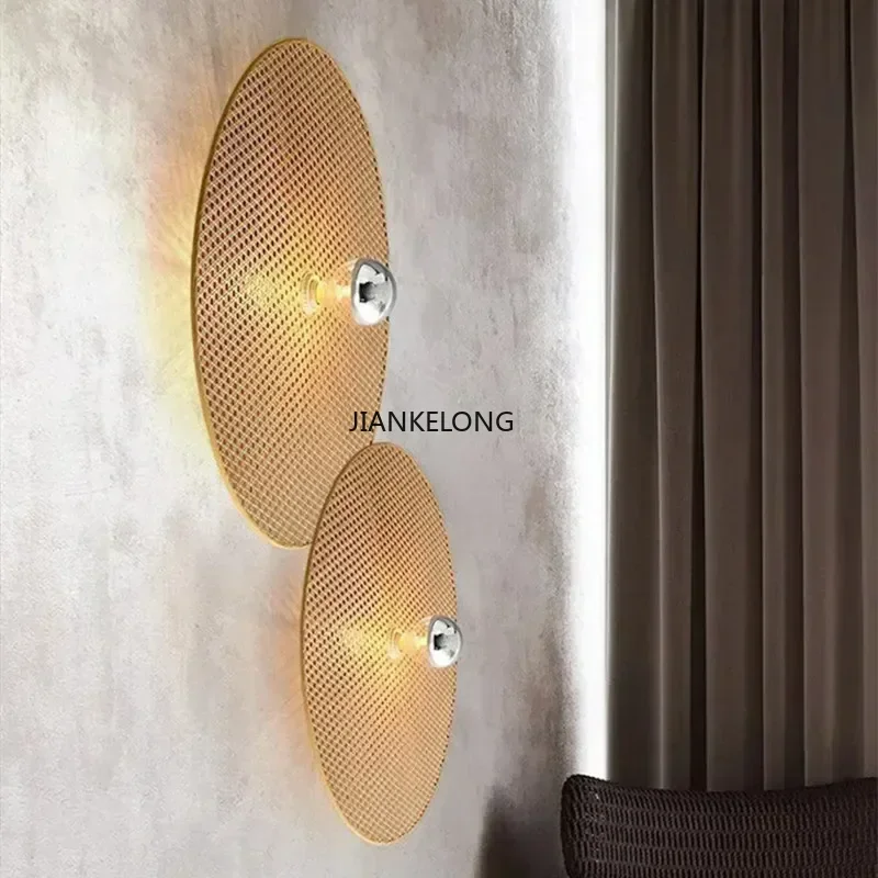 Imitation Rattan Wall Lamp For  Kitchen Corridor Classic Loft  Rattan Lamp For Home Resturant Bedroom Bedside Lighting