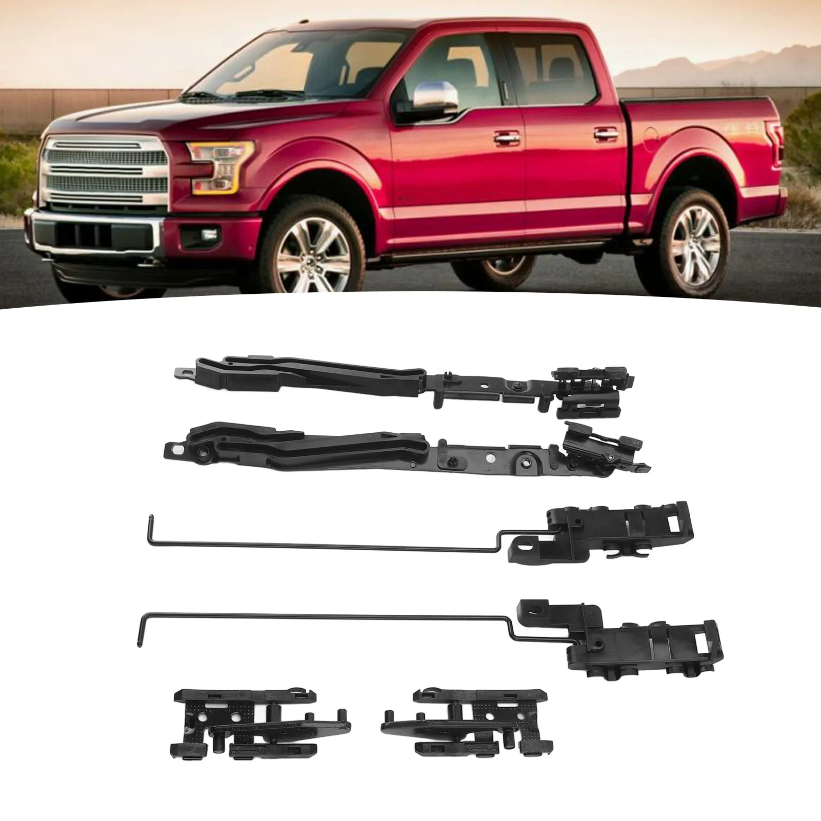 

Ремкомплект гусеницы люка на крыше (02ESR1201ABK), металлический, высокая надежность для Ford F-150, экспедиционный автомобиль, внешний люк на крыше, трек в сборе, Acc