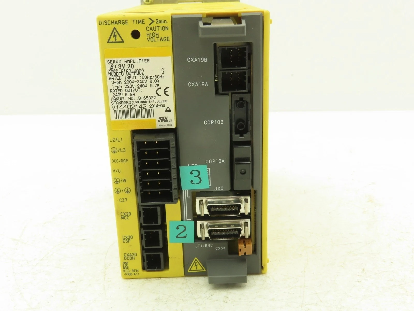Used A06B-6160-H002 For FANUC A06B-6160-H002 Servo Drive Amplifier Module