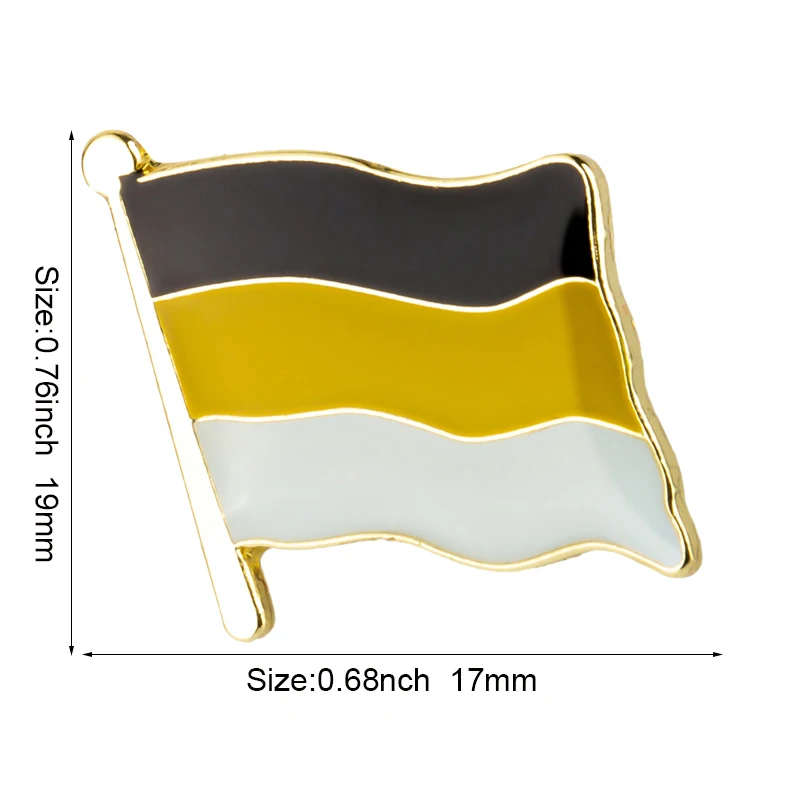 Russisches Reich Flaggen-Anstecknadel Metall-Flaggenpin Abzeichen
