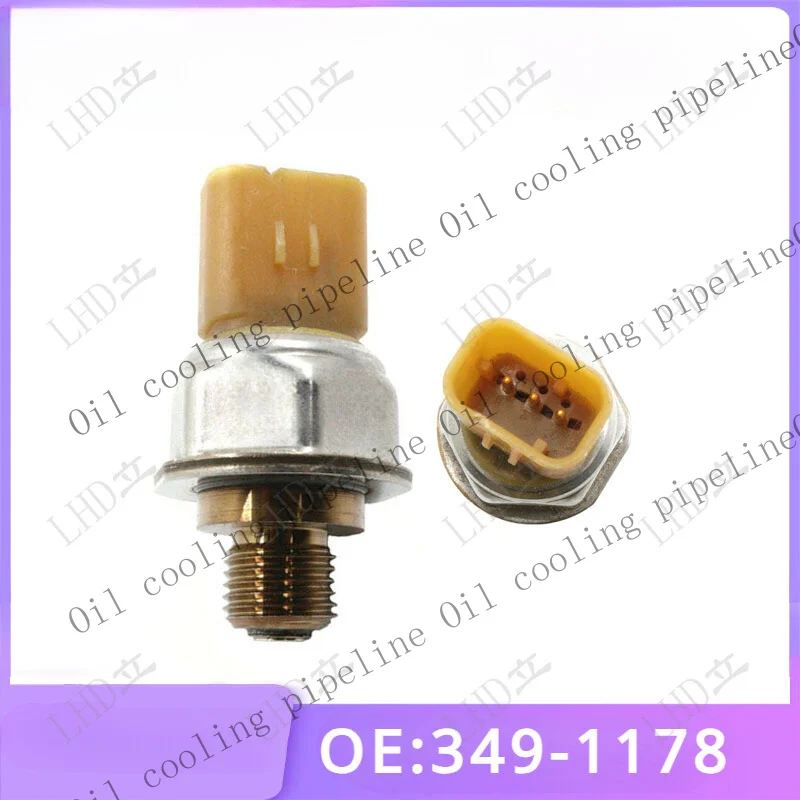 A+ 1 Pc Fuel Rail Pressure Sensor 349-1178 Fit For Caterpillar M313D M315D 3491178/