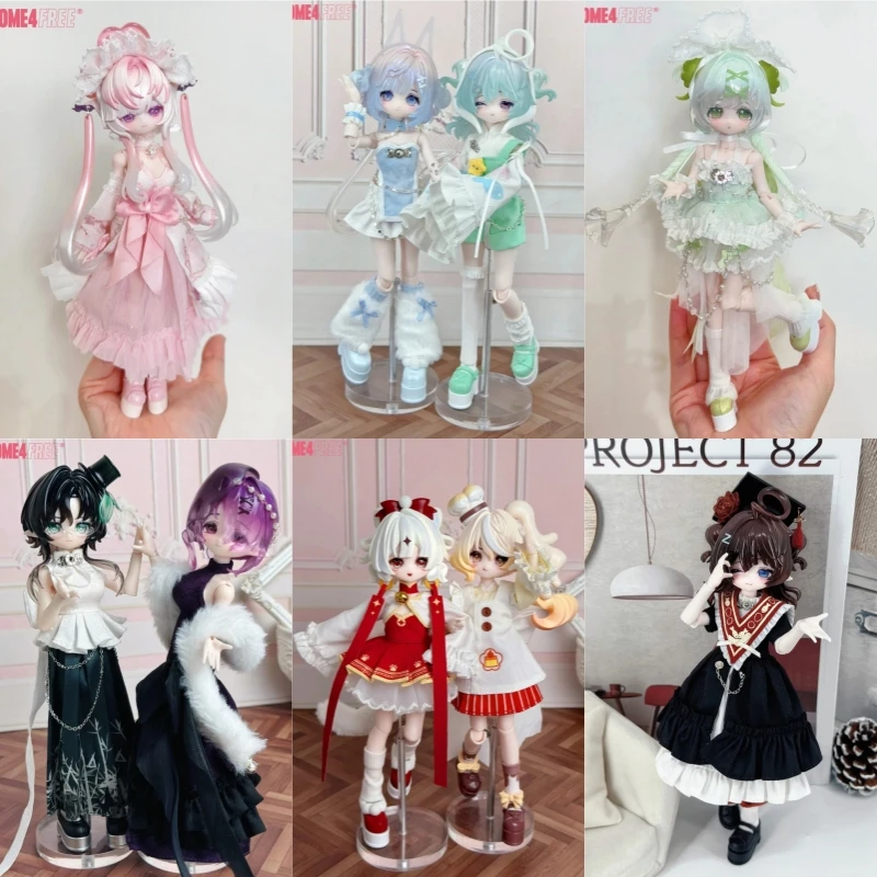 

Come4free Minty 1/8 Bjd Blind Boxes The Fortune-Telling Sign Is Auspicious Series Action Movable Joint Kawaii Model Xmas Gifts