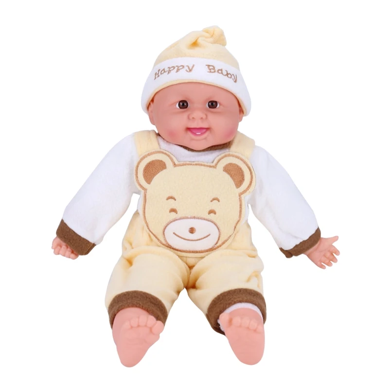 20in Baby Girl for Doll Lifelike Reborns for Doll Birthday Gift Real & Soft Touching Heavy Weight with Laughing Face Clo