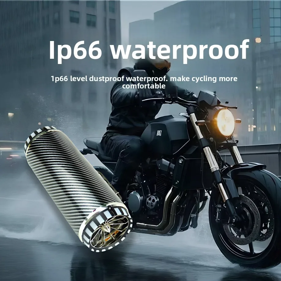 

Exhaust Pipe Audio Motorcycle Electric Vehicle 2-in-1 Speaker Subwoofer Subwoofer Bluetooth 12V-80V