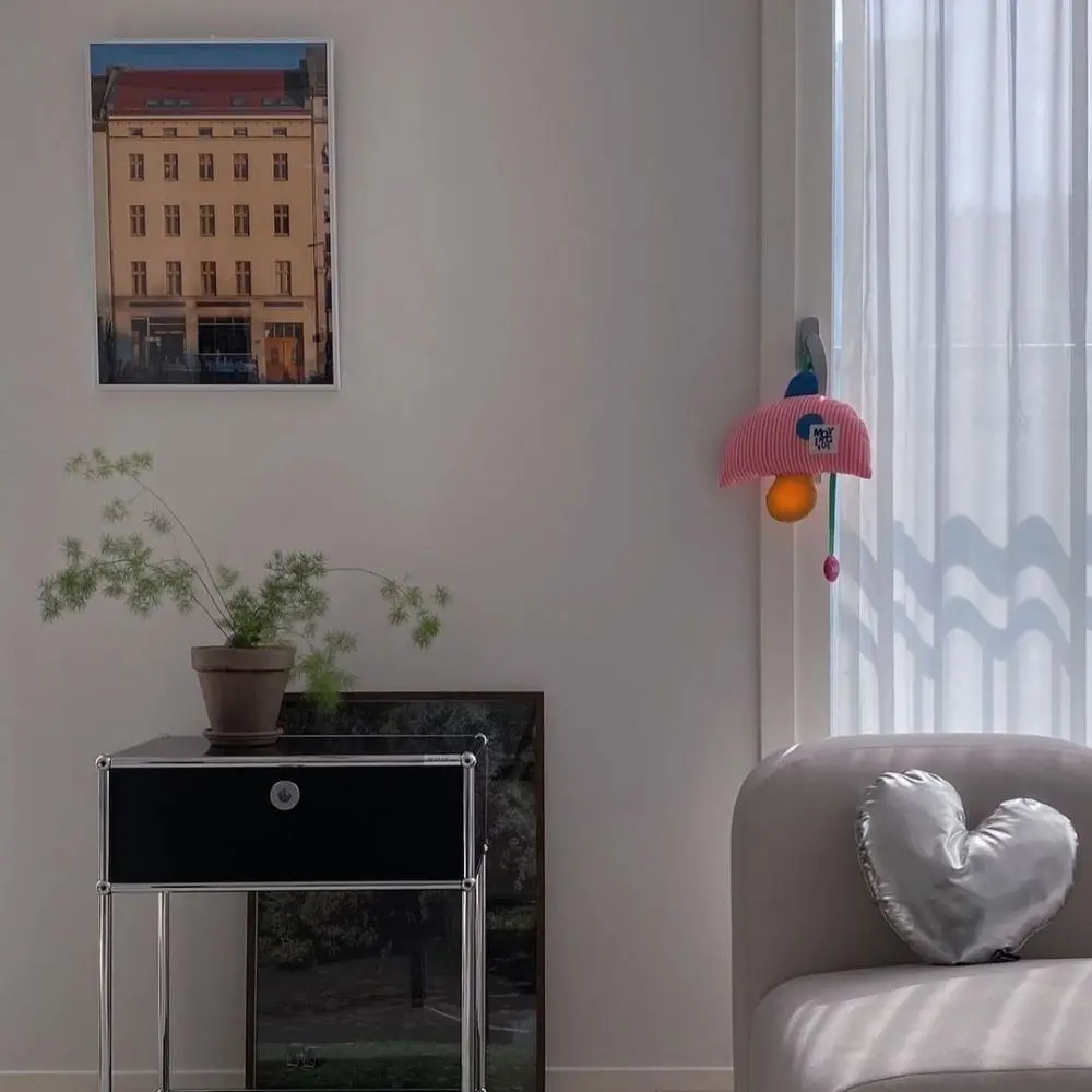 Led Charging Mushroom Night Light Cartoon Rechargeable Mushroom Atmosphere Light Eye Protection Bedside Lamp Children's Room