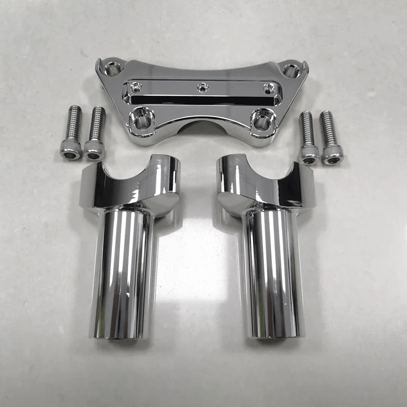 3.5Inch Straight Handlebar Riser Top Clamp For  1Inch Bar Dyna Sportster Softail