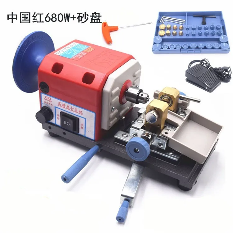 Pearl, bead drilling machine, high-power stepless speed regulating drilling machine