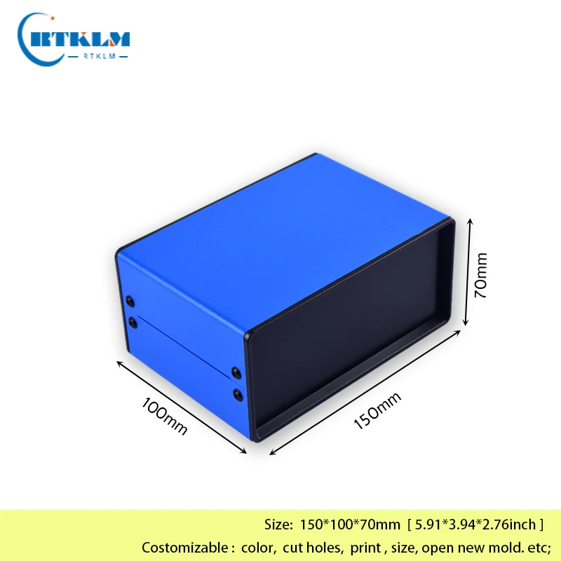Iron Junction Box DIY Instrument Case Iron Electrical Project Enclosure Housing PCB Metal Boxes 150*100*70mm 4