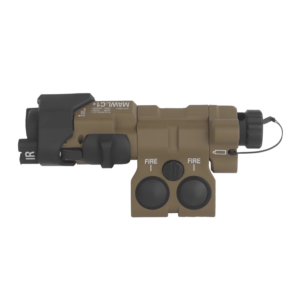 

MAWL-C1 Tactical Flashlight Functional Version Red Dot Green Laser Indicator AR-15 Airsoft Shooting Training White Flashlight