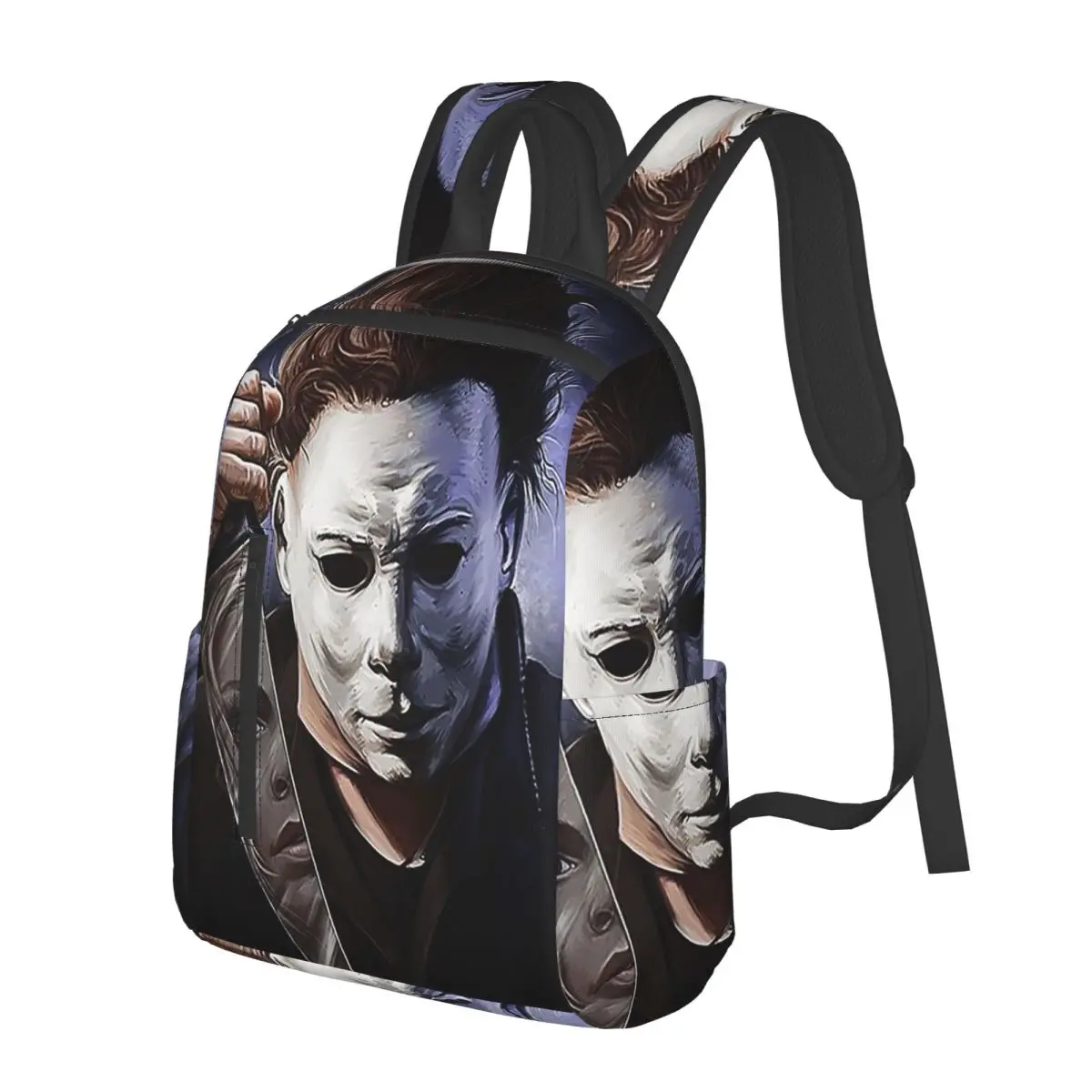 Michael Myers Student Backpack School Bag Hiking Travel Daypack for Boys Girls Bookbag Shoulder Bags