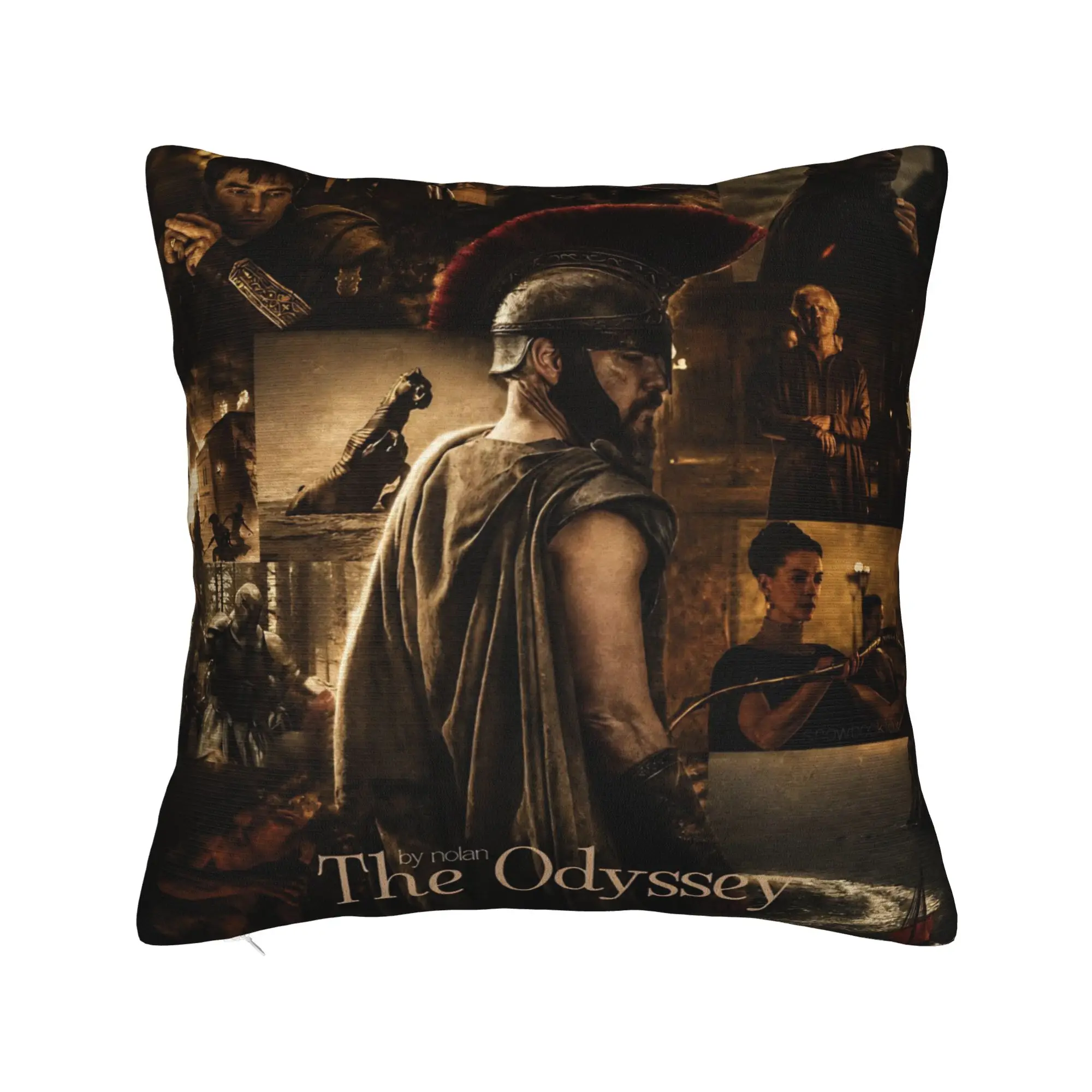 Decorative Pillow Covers The Odyssey Movie Merchandise Sofa  Throw Pillow Case Cover Zippered Multi Size