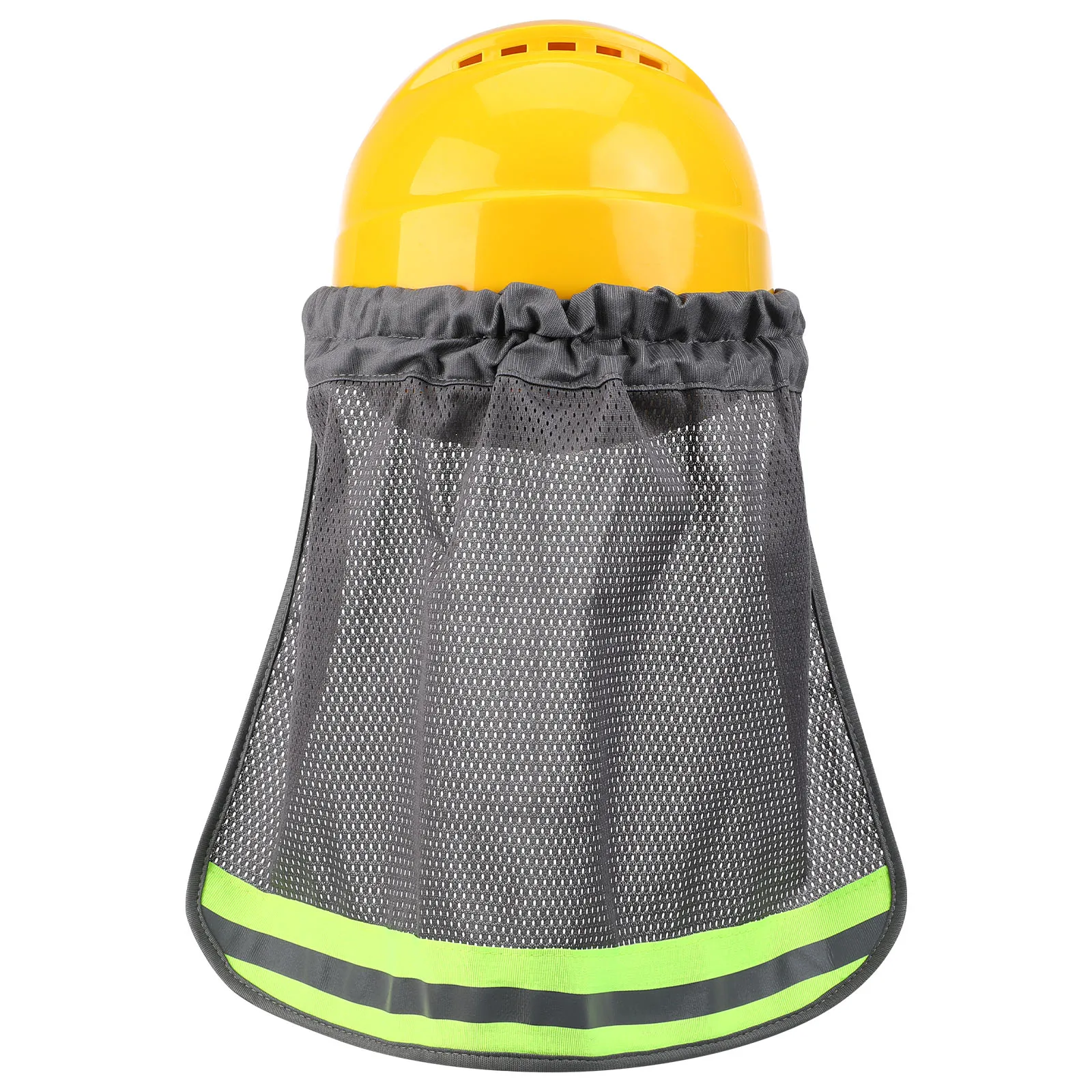 발루에 안전모 햇빛 가리개 목 보호대 반사 스트립 포함 야외 건설용 UV 차단 액세서리