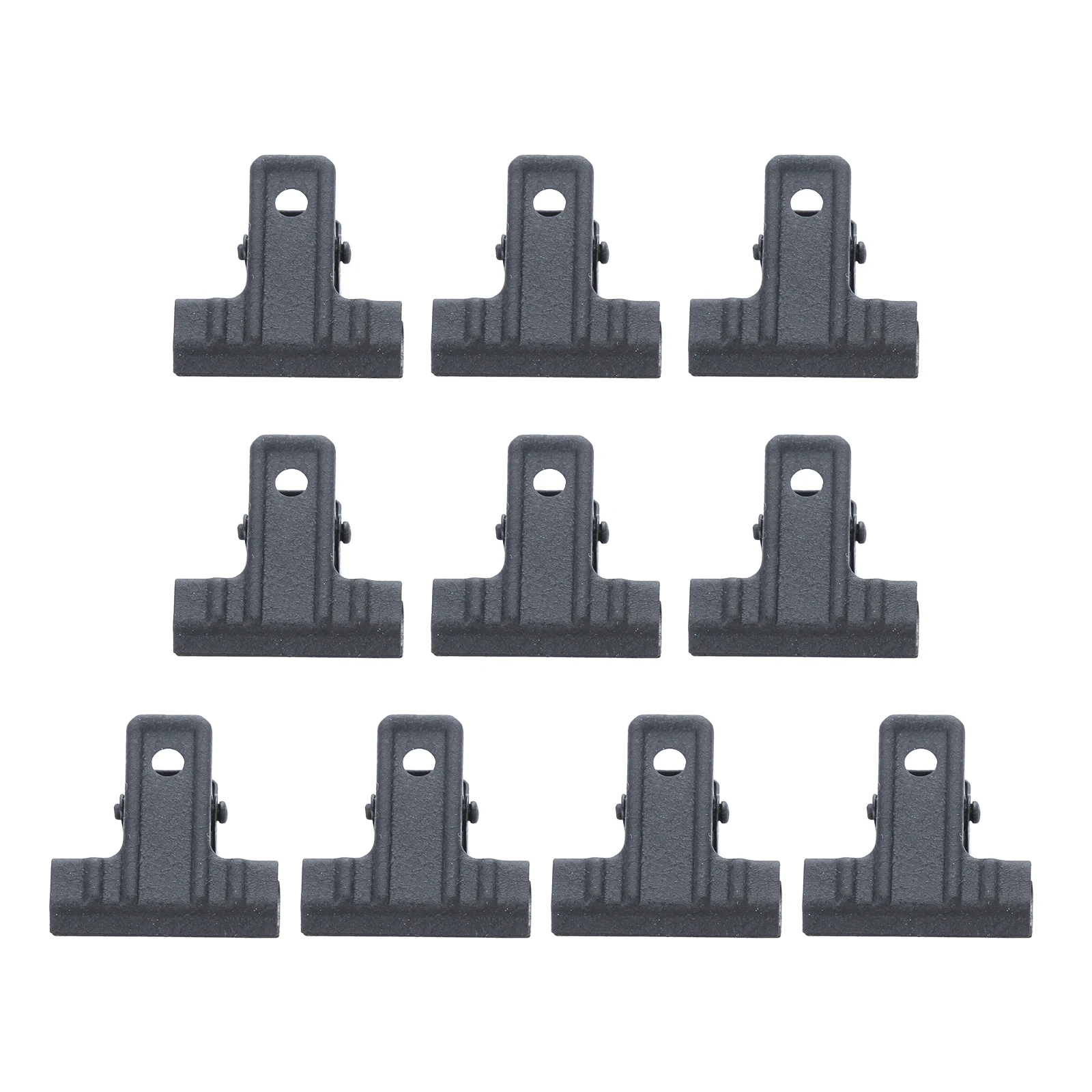 

10Pcs Binder Clips Bulldog Letter Clips MetalBlack Metal Paper File 30mm Binder Clip Stationary Office school home Supplies