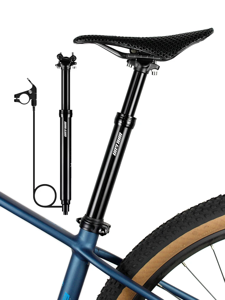 AliExpress WALGUN Wire Control Bicycle Dropper Seatpost MTB Road Bike Height Adjustable Seat Tube 27.2mm 30.9mm 31.6mm Hydraul Dropper Seat Post