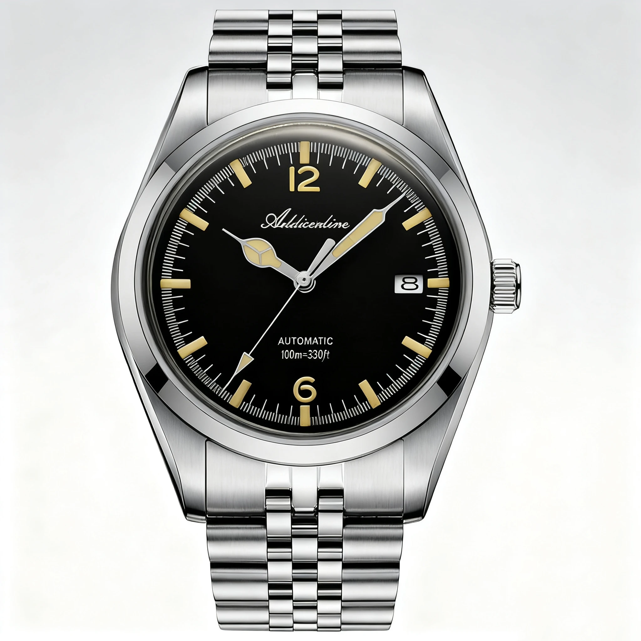 

ADDIESDIVE Luminous Automatic Mechanical Watches for Men Bubble Mirror Glass NH35 Analog Watch Luxury Waterproof Dive Wristwatch