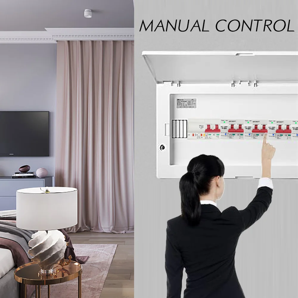 Tuya Smart Life WLAN DC Smart Leistungsschalter 12V 24V 48V Überlast- und Kurzschluss-Schutz mit Alexa Google Home für Smart Home – Detail 11