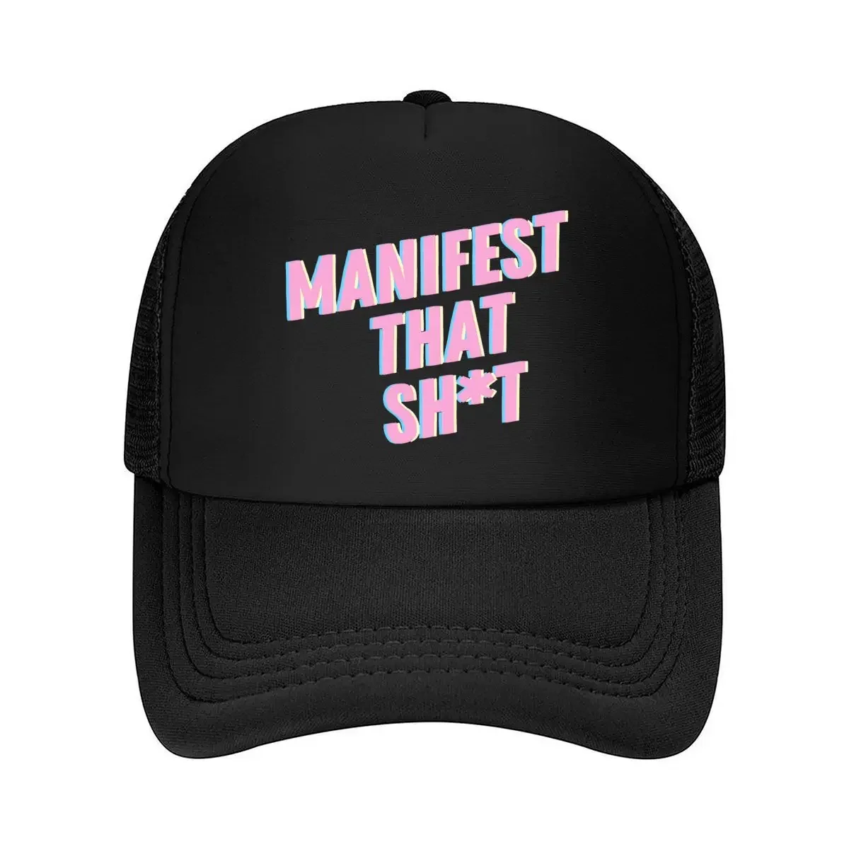 

Бейсбольная кепка Manifest that Sh t с наклейкой и сеткой