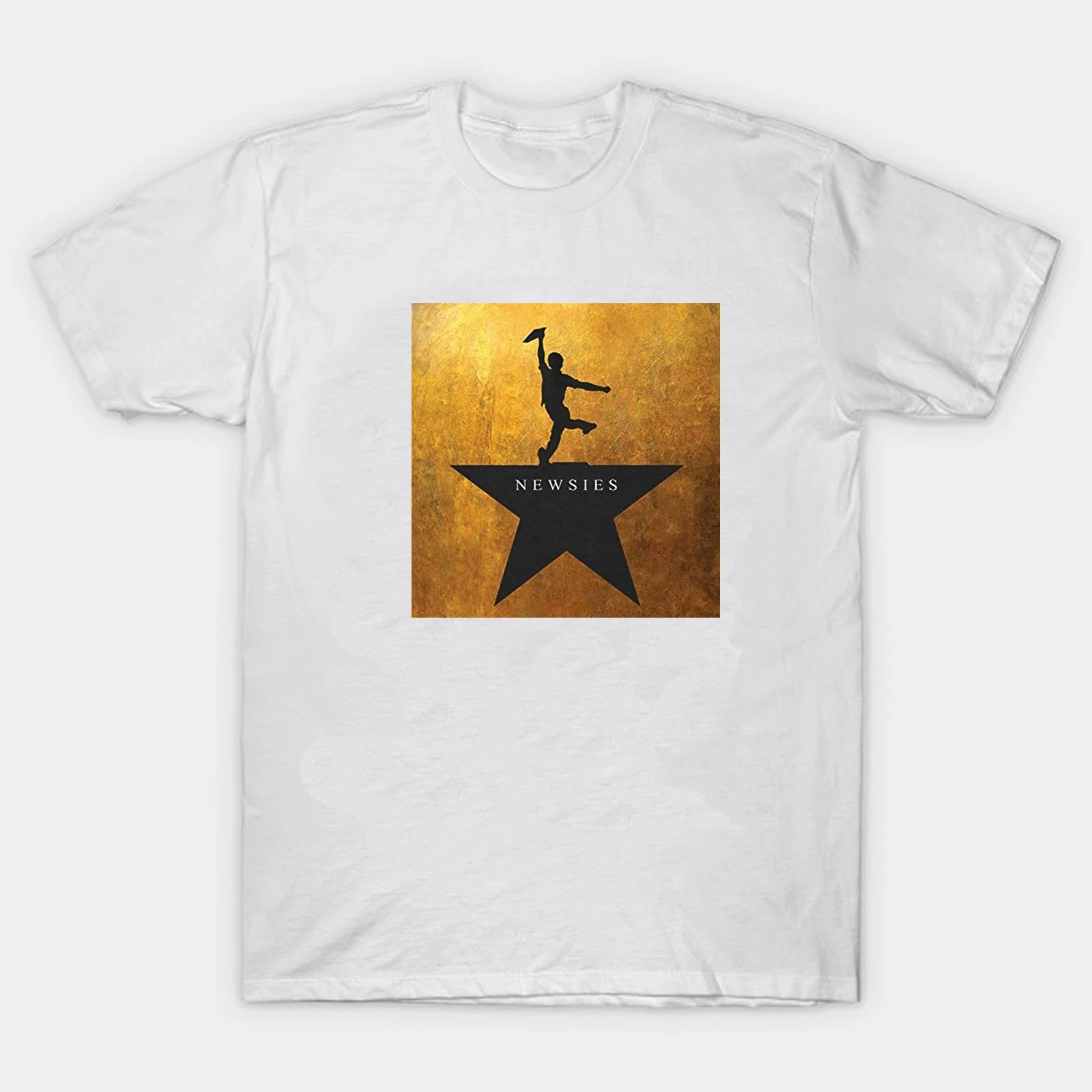 Unique Newsies Hamilton Mashup Style Gift T-Shirt Summer Cotton Short Sleeve O-Neck Unisex T Shirt New S-3XL