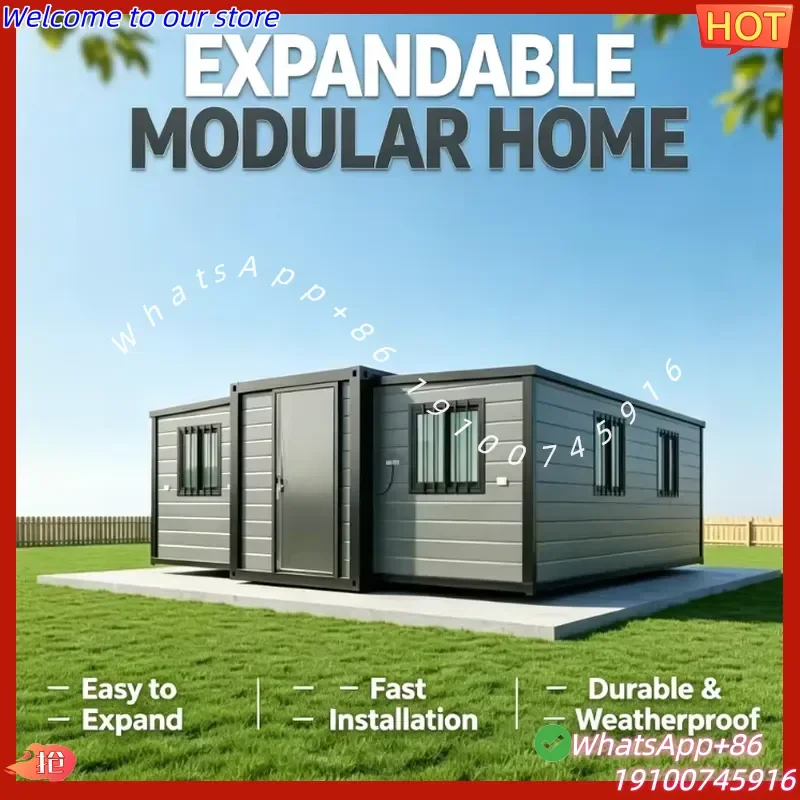 CE China Factory Direct Expandable Container House Easy to Expand Prefab Building Waterproof Insulated Mobile Dormitory
