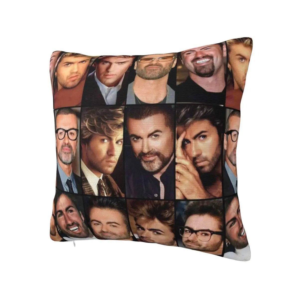 كيس وسادة جورج مايكل المغني البريطاني ساحة وسادة غطاء غطاء وسادة الموضة مخصص لتقوم بها بنفسك سادات للديكور المنزل