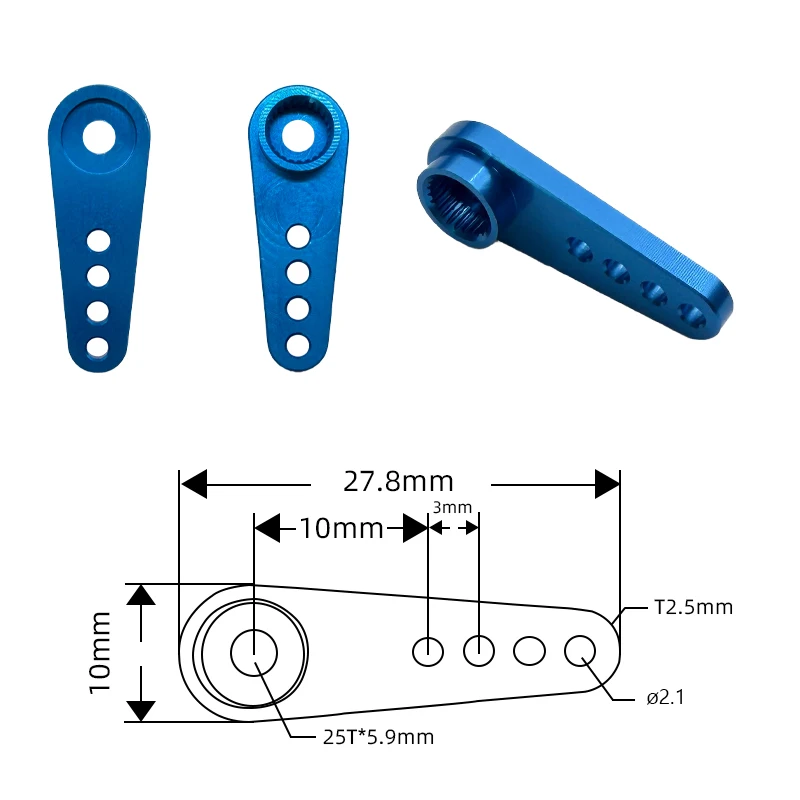 PTK Servo metal arm