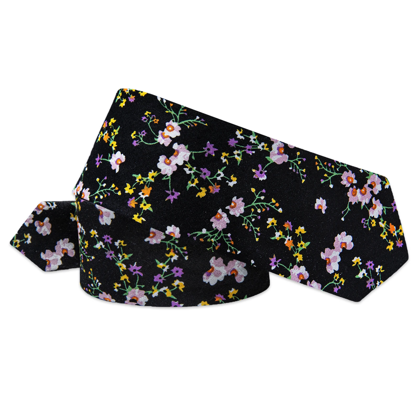 花柄プリント、メンズネクタイポケットスクエアクリップセット、 - Pocket Square Set のレビューと価格