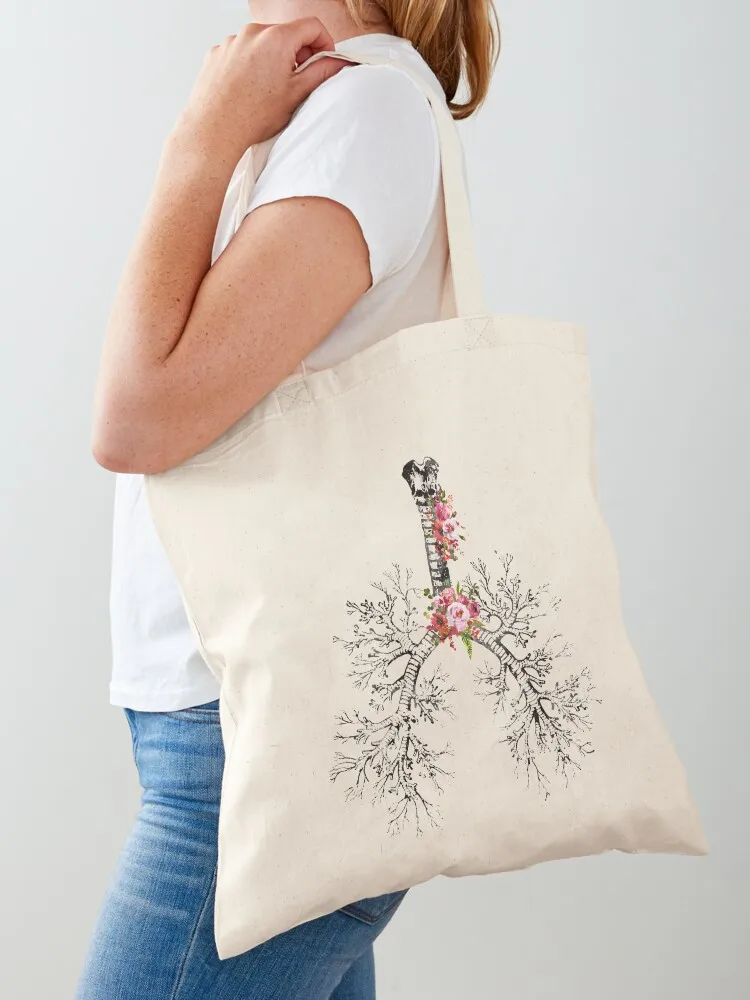 

Bronchial tree Tote Bag female bag personalized tote Canvas Shopping bags