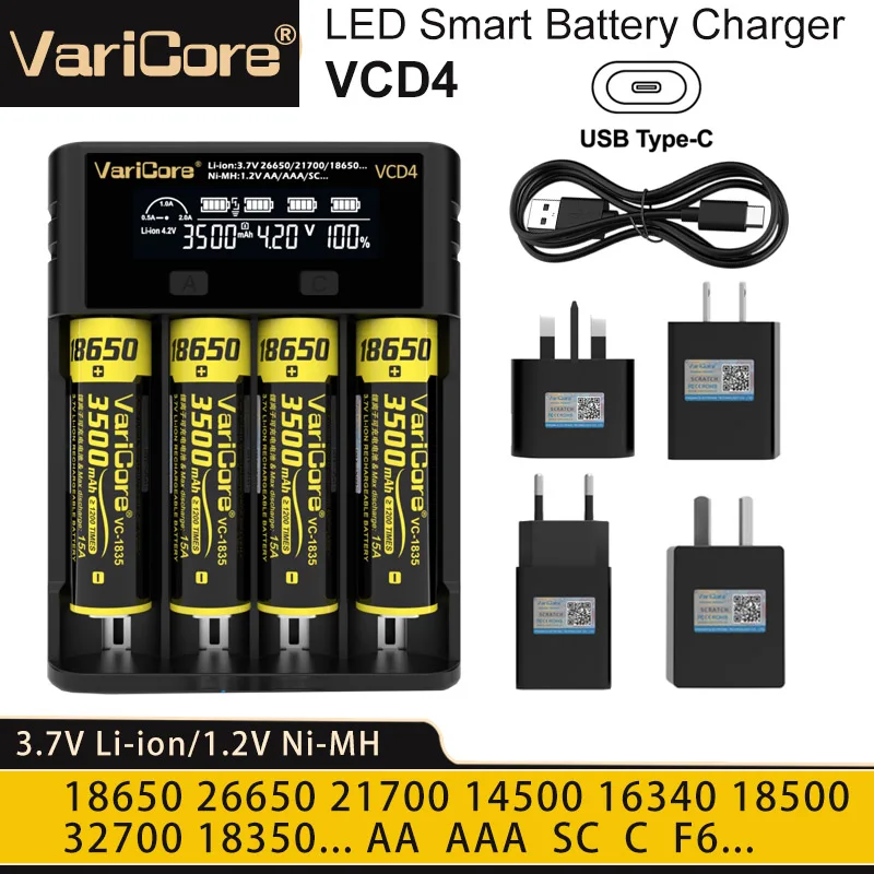 4-Slots Smart Recha… - image